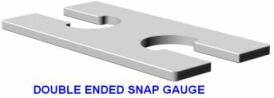 Double ended snap gauge