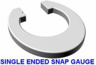 Single ended snap gauge